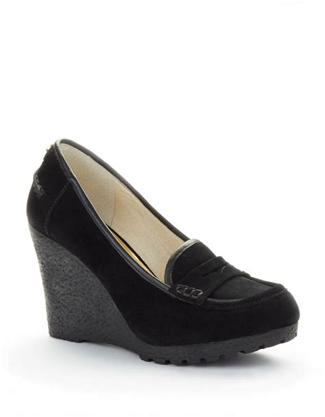 michael kors wedge loafer